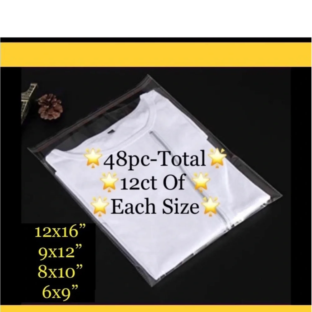 Boutique Shipping Cello~Poly Bag’s Bundle 196pc starter package⭐️100~Stickers 🆕
